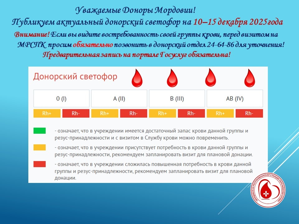 Цикл лекций о донорстве крови и костного мозга