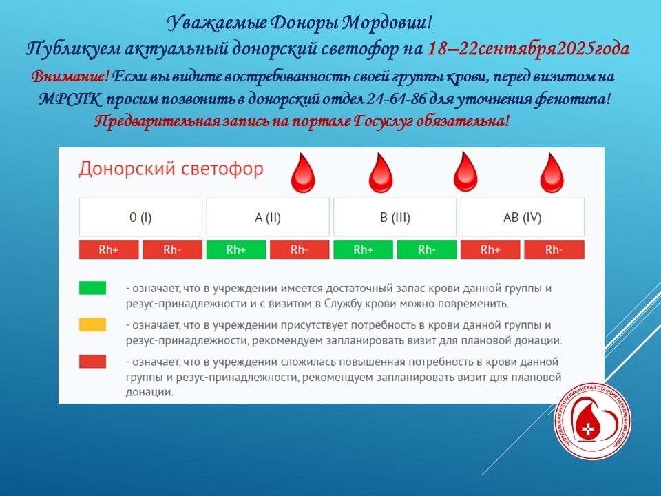 Донорский светофор